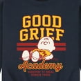 thumbnail image 3 of Peanuts - Good Grief Academy - Men's Crew Neck Fleece Pullover, 3 of 6