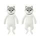 thumbnail image 1 of 2x lindos ganchos de animales Monte de pared Ganchos de refrigerador multipropósito Autoatiempo para la oficina de cocina Decoración de la pared del Fornido, 1 of 8
