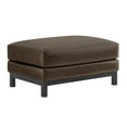 thumbnail image 2 of Modway Roscoe Vegan Leather Ottoman in Brown, 2 of 10