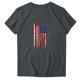 thumbnail image 2 of Fiudx Ofertas Del Día Blusa de Manga Corta con Estampado de Moda para Mujer, Divertida Camiseta con Cuello Redondo, 2 of 3