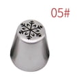 thumbnail image 1 of Huayishang Cake Mould Christmas Flower Icing Piping Nozzles Cake Decoration Tips Baking Tools, 1 of 2