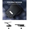 thumbnail image 2 of Support de Téléphone Ajustable Pliable Double Support de Cellulaire de Bureau avec Rotation à 360 Degrés Compatible, 2 of 5