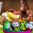 thumbnail image 5 of Happy Easter Basket Pre-Filled Surprise Jumbo Egg w/ Donald Daisy Plushie Balloon Eggs Peeps Candies & Reusable Plastic Egg-Shaped Container Spring Party Favors (Contents May Vary), 5 of 7