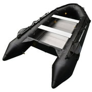BRIS 12.5Ft Inflatable Boat Inflatable Fishing Rescue Dive Boat Dinghy Raft Pontoon Boat