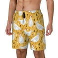 thumbnail image 2 of Daiia Funny Chicken Mens Swim Trunks Swim Shorts Quick Dry Swim Shorts with Mesh Lining Pockets-XX-Large, 2 of 9