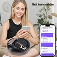 thumbnail image 4 of Language Translator Earbuds, XG99 BT Translation Headset for 80 Languages & 97% Accuracy, 4 Translation Modes, AI Real Time Translation Headphones with 60 Day Standby Time, 4 of 7