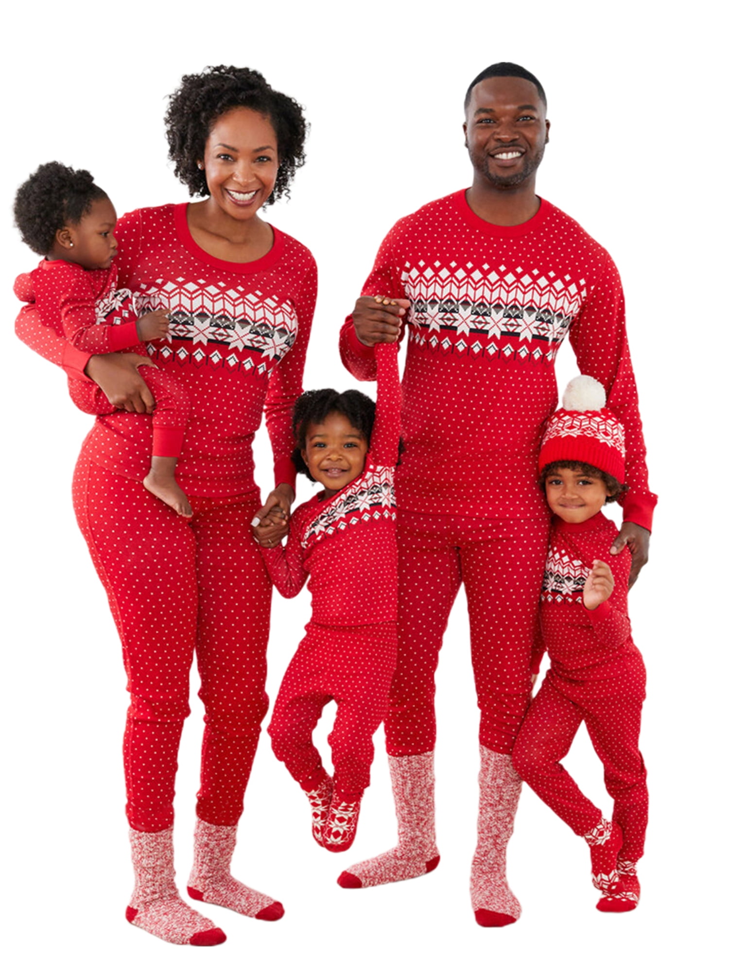 Baby Girls Boys Cotton Christmas Pajamas Set Santa Claus Elk Print Long Sleeve Long Pants Pajama Set