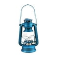 thumbnail image 1 of Lámpara de aceite de queroseno para uso doméstico, linterna con asa, luz de mesa para acampar Azul, 1 of 9