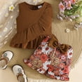 thumbnail image 5 of Angala Outfit for Newborn Girls Tank Top Floral Print Shorts Set Girl Summer Casual Clothes, 5 of 9