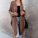 thumbnail image 1 of Pntutb moda mujer Casual cuello pico manga larga otoño suéter cárdigan blusa tops Pntutb Pntutb-6019, 1 of 8