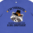 thumbnail image 4 of Inktastic Thanksgiving Brother Announcement Thankful Youth T-Shirt, 4 of 5
