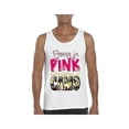 thumbnail image 1 of Normal is Boring - Men's Tank Top for Men, up to Men Size 3XL - Pretty in Pink Dangerous in Camo, 1 of 5