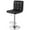 Black, variant on Bar Stool, Comfortable Swivel Adjustable PU Leather Bar Chair with Backrest, Soft Cushioned Seat, Footrest, Sturdy Metal Frame, Barstools for Kitchen, Pub, White