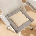 thumbnail image 5 of Zmeidao Square Chair Cushions for Dining Chairs, Linen Dining Kitchen Chair Pads, Indoor Dining Room Chair Cushions, 15.74x15.74inch, 5 of 6
