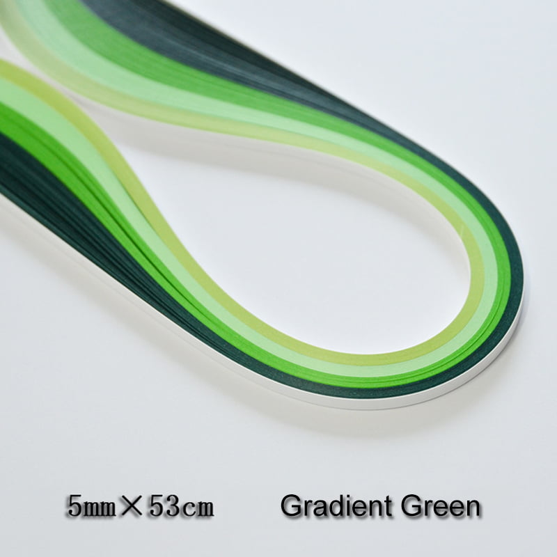 125 quilling paper strips in dark green 5mm  wide and 125 gsm 