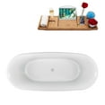 thumbnail image 3 of 59" Streamline N1080BNK-IN-ORB Clawfoot Tub and Tray With Internal Drain, 3 of 7