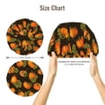 thumbnail image 5 of Naloa Orange Pumpkin Adjustable Hair Bonnet for Sleeping, Hair Wrap Sleep Cap Turban for Women Men, Curly Straight Hair Long Large Braid Unisex, 5 of 6