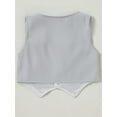 thumbnail image 6 of CARETOO Toddler Boy Clothes Suit Formal Dress Shirt Bowtie Vest Suspender Pants Gentleman Outfits, 6 of 15