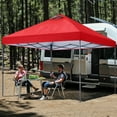 thumbnail image 3 of ABCCANOPY 10 ft x 10 ft Easy Pop up Outdoor Portable Instant One Push Function Canopy Tent with Air Vent, Red, 3 of 8