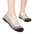 thumbnail image 3 of Sngxgn Women's Ballet Flats Comfortable Flats Shoes for Women(Black,40), 3 of 7