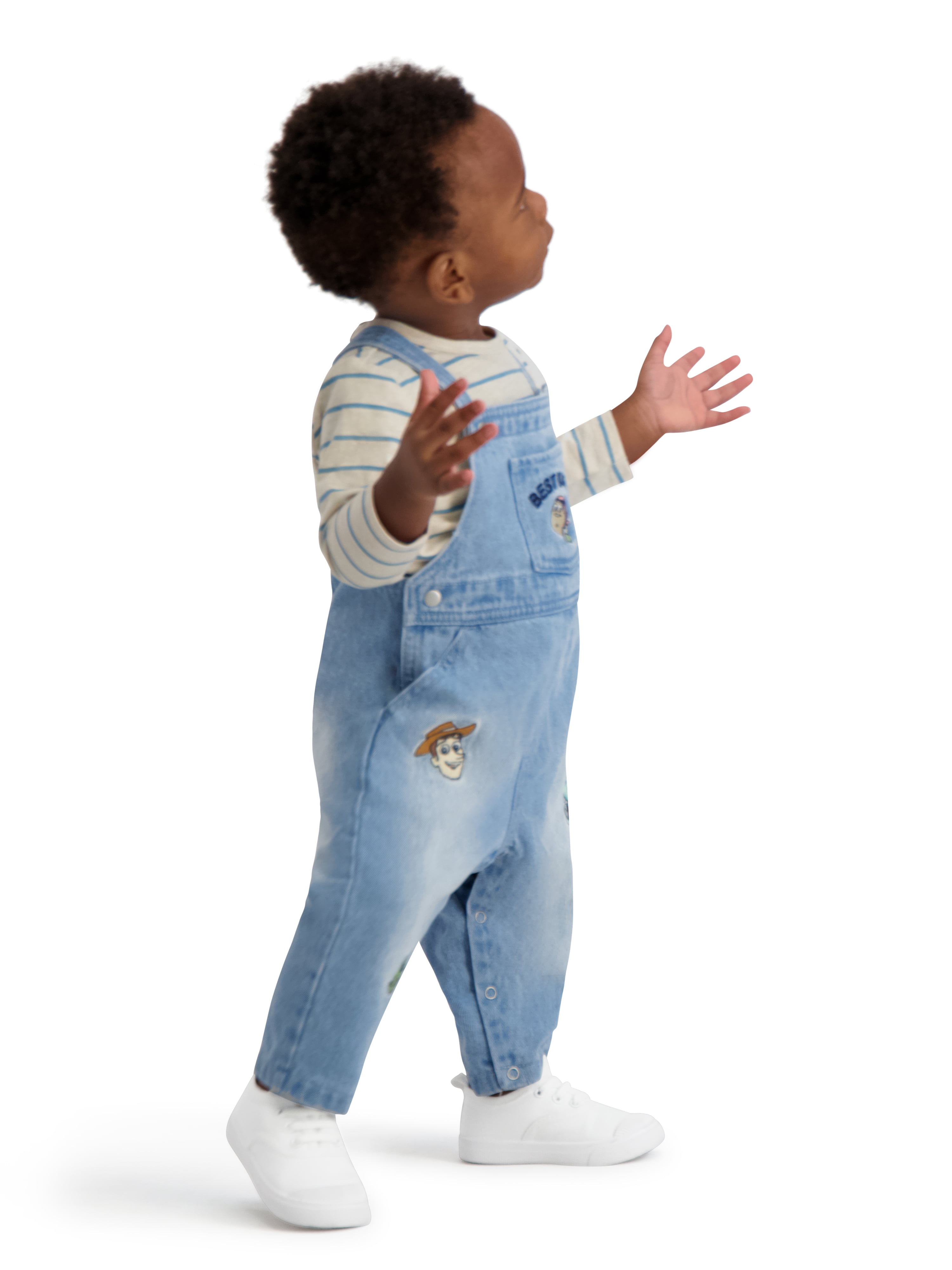 Toy Story Baby Boy 2 Piece Overall Set, Sizes 0-24 Months