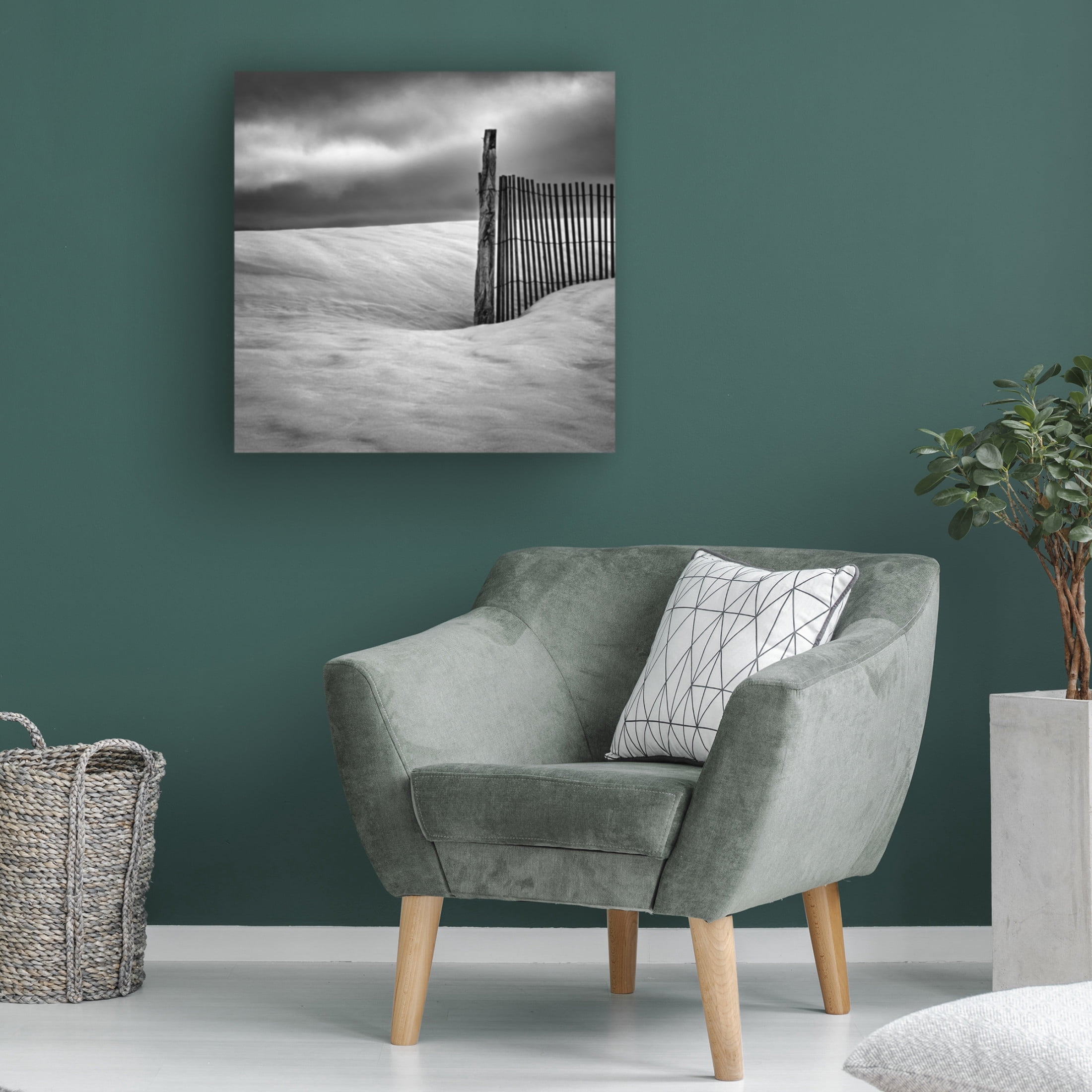 Trademark Fine Art Elisabeth van Helden Fence Canvas Wall Art