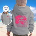 thumbnail image 4 of Tiweut Casual Hoodies for Girls Long Sleeve Soft Sweatshirt Hooded Graphic Hoody Kids Cute Pullovers Top Clothes Tops 12-13 Y, 4 of 7