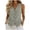 Dark Gray, variant on Vest Tops for Women Summer Cotton Linen Sleeveless Dressy Casual Button down V Neck Waistcoat Vests
