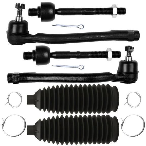 SCITOO 6pcs Front Suspension Kit Inner Outer Tie Rod End Steering Rack Boot Fit 2007-2012 For Hyundai Elantra 2010-2013 For Kia Forte 2010-2013 For Kia Forte Koup 2012 For Kia Forte5
