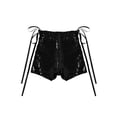 thumbnail image 4 of Gureui Women Shorts, Low Waist Glitter Sequined Lacing Slim Fit Summer Party Bar Clubwear, 4 of 8