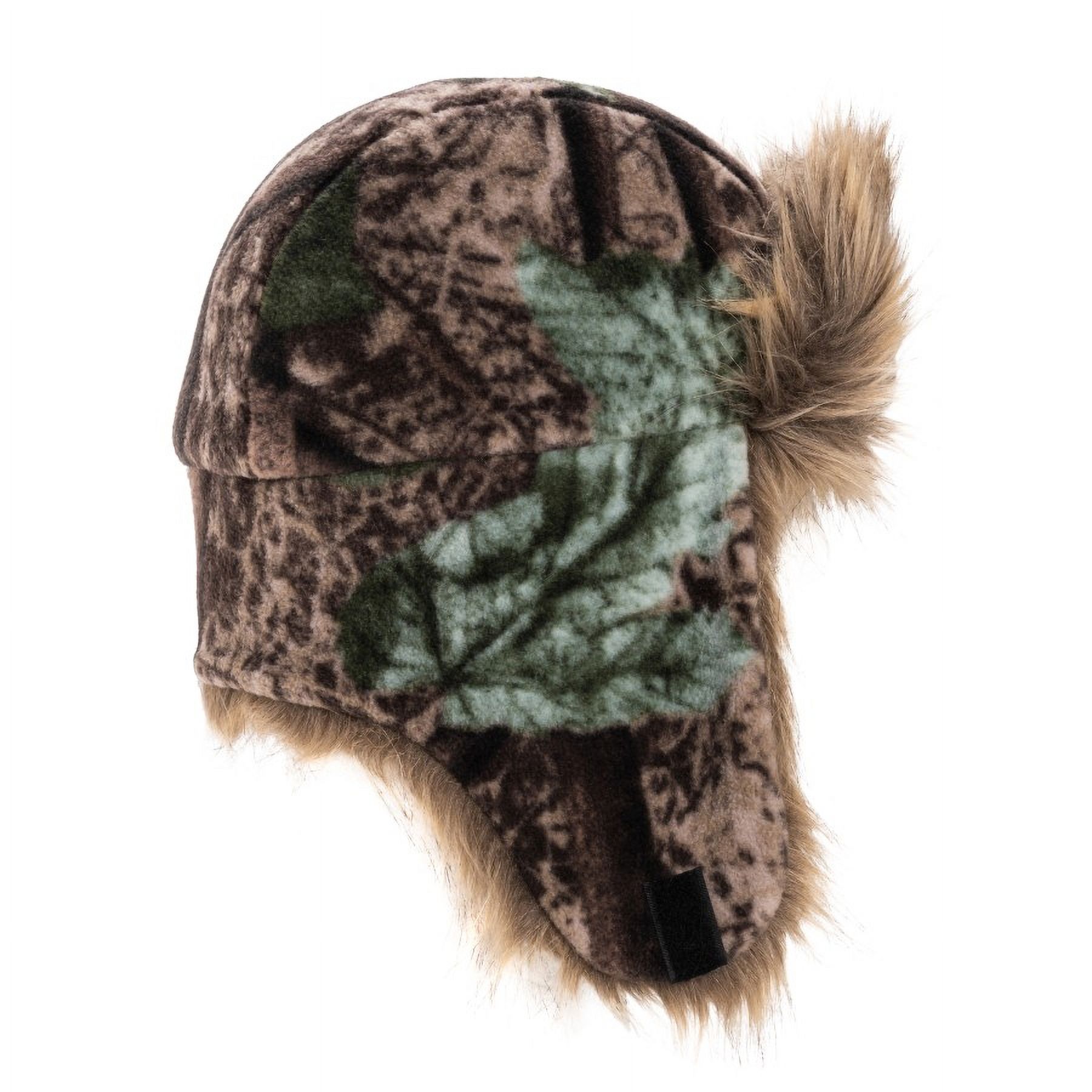 MUK LUKS Quietwear Unisex Fleece Trapper Hat, Adventure, One Size Fits Most