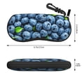 thumbnail image 2 of Honeii Fresh Blueberries Print Neoprene Glasses Case,Spacious for Sunglasses and Eyeglasses,Zipper Eyeglass Case With Belt Clip, 2 of 6