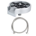thumbnail image 2 of Glass Rinser For Kitchen Sink, Automatically Spray Water Automatic Cup Washer Cup Washer For Sink  For Hotels For Commercial Use For Restaurants For Bars Silver + Black, 2 of 8