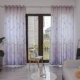 thumbnail image 4 of Inteprter Cortina de ventana de caña de impresa semi opaca para protección dormitorio de estar Decoración del hogar gris Inteprter HA002811-01, 4 of 6