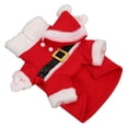 thumbnail image 1 of Disfraz de Navidad para Perro, cálido, Lindo, Agradable para la Piel, Mascota, Cachorro, Traje de Navidad con Sombrero para Fiesta Diaria, Rojo, Blanco, M, 1 of 12