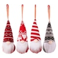 thumbnail image 2 of Muñeca de peluche Gonk Santa colgantes decoración del árbol de Navidad decoración del hogar rojo 4 piezas, 2 of 2