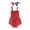 Z1-Red, variant on WUANDIXFA Jumpsuit Baby Girl Baby and Toddler Girl Outfit Romper/Dress Tulle Sleeveless Spark Dresses for Little Girls Red,3-6 Months