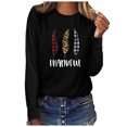 thumbnail image 2 of Pntutb Mujer Navidad top Casual Manga Larga O-cuello Sudadera Pullover Blusa Pntutb Pntutb-4832, 2 of 4