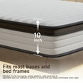 thumbnail image 4 of Full Size Mattress in a Box, Z-HOM 10" Hybrid Mattress, Medium Soft Comfort Pocket Spring Mattress, 4 of 7