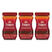 Instant Coffee Crystals, Classic Roast, 8 Oz Jar, Medium | Bundle of 5 Each