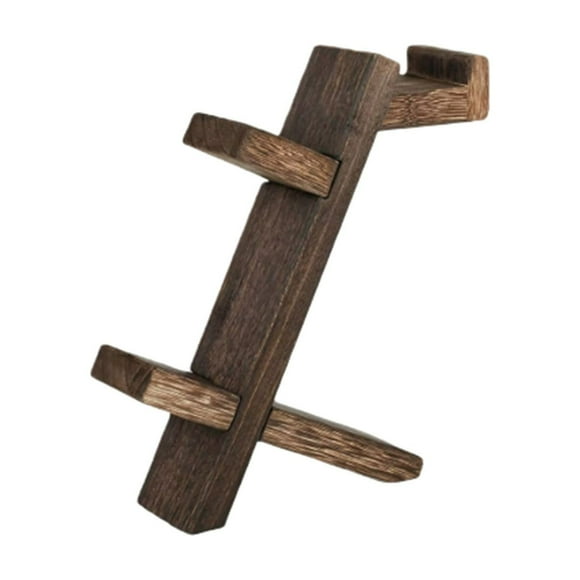Support de Manette de Jeu en Bois, Support d'Écouteurs avec Conception à Fente Multicouche, Présentoir en Bois Massif pour Bureau, Salle de Jeux, Organisation de Bureau