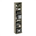 thumbnail image 4 of Furinno JAYA Space Saving Multimedia Storage Tower, French Oak, 4 of 6
