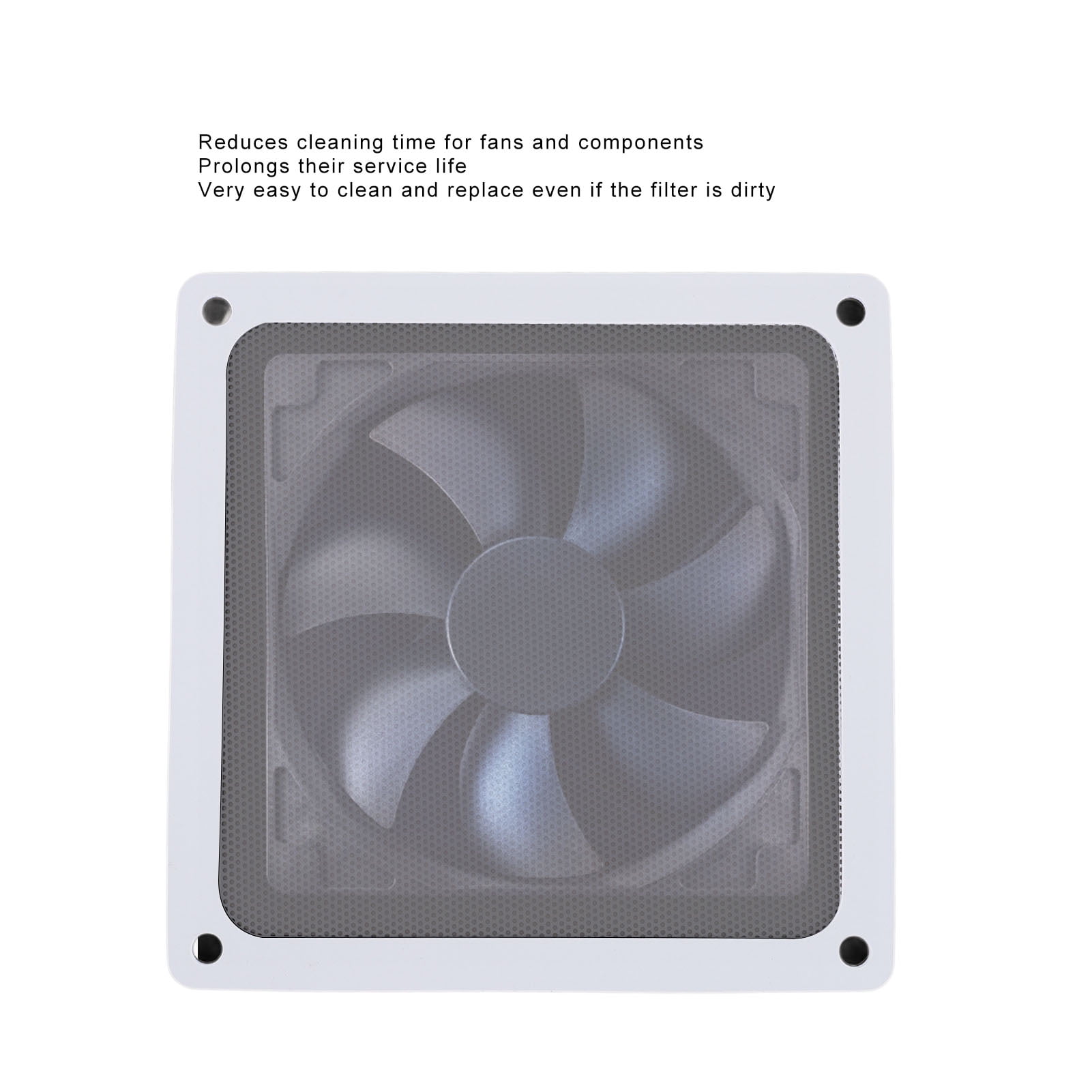 Filtre Anti-poussière Magnétique Pour Ventilateur PC - 120x240mm, Maille PVC, 2 Pièces (ventilation Optimale, Entretien Facile)