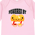 thumbnail image 4 of Inktastic Powered by Chicken Nuggets Boys or Girls Long Sleeve Baby Bodysuit, 4 of 5