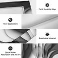 thumbnail image 6 of Black Grey Ombre Outdoor Rug for Patio/Deck/Porch, Non-Slip Large Area Rug 6 x 9 Ft, Moire Modern Aesthetics Geometric Abstract Indoor Outdoor Rugs Washable Area Rugs, Camping Rug Carpet Runner, 6 of 8