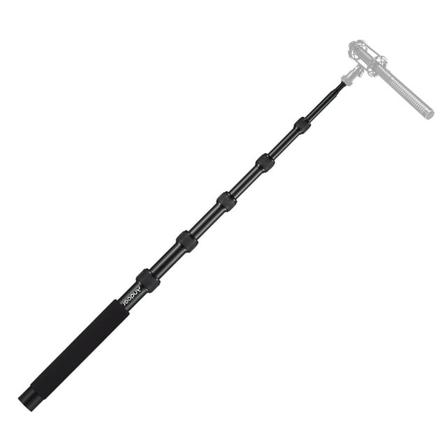 Mistaha Bras de Perche de Microphone Portatif Bras de Micro Extensible en 6 Sections Perche en Alliage d'Aluminium