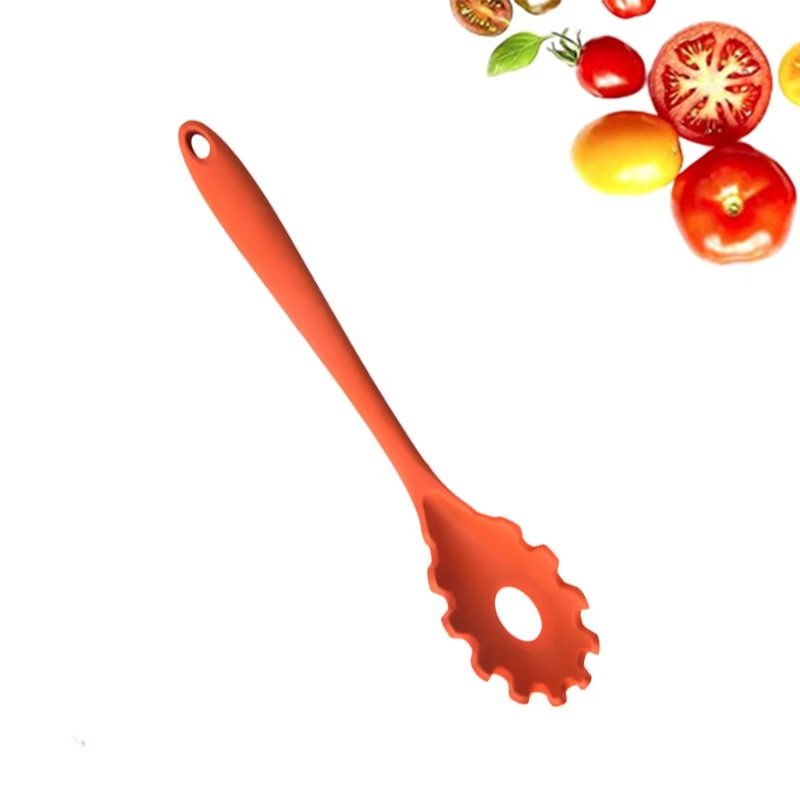 Silicone Pasta Fork, Mini Portable Spaghetti Server, Durable Heat