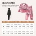 thumbnail image 4 of Kdxio Glittering Pink Bathtub Women's Pajama Sets Long Sleeve Button Down Sleepwear Nightwear Soft Pjs Lounge Sets-XX-Large, 4 of 7