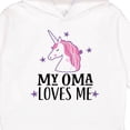 thumbnail image 3 of Inktastic My Oma Loves Me Girl Unicorn Toddler Hoodie, 3 of 4
