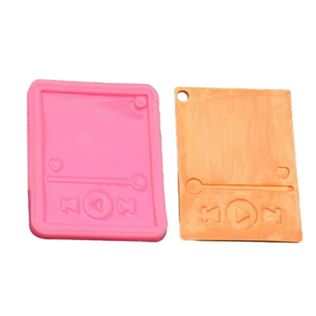 

Seroniy Silicone Molds Simple Convenient Handicraft Fittings Pendant Interesting Shape Tools Baking Accessories Epoxy Mold for Craft Use Type 3
